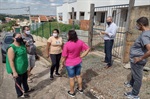 Presidente da Câmara, vereador Gilmar Rotta (Cidadania), em visita ao bairro Tatuapé II