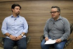 Alex Salvaia foi entrevistado pelo jornalista Erich Vallim Vicente