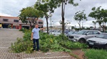 Laércio Trevisan Jr. acompanhou o serviço de poda de árvores na Estação da Paulista