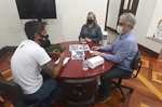 Polezi reuniu-se com titular e assessora da Selam para solicitar melhorias na academia do estádio Barão da Serra Negra 