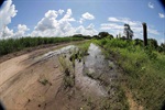 Trecho do acesso à Estrada Municipal Antonio José Guide está intransitável