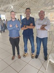 Vereadores Gustavo Pompeo , Fabrício Polezi e Anilton Rissato