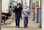 Vereadora Ana Pavão (PL) ouviu a reivindicação de comerciantes na avenida Rui Barbosa