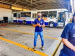 Vereador visita empresa de transportes urbanos de Piracicaba TUPi