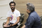 Wellington Camargo é o entrevistado do primeiro bloco do programa que vai ao ar nesta sexta-feira 