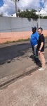 Vereador acompanha operação tapa-buracos na avenida Brasília