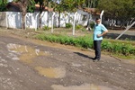 Vereador cobra manutenção em rua do Bongue
