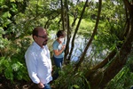 CPI constatou esgoto sem tratamento despejado a céu aberto na Lagoa do Itaiçaba