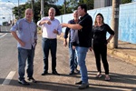 Alça de acesso da avenida São Paulo recebe pavimentação asfáltica