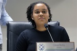 Tifany Gabrielle dos Santos foi vice-presidente na sessão simulada