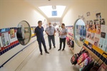 Kawai visitou as instalações da Escola Municipal de Educação Infantil Professora Nair Libardi