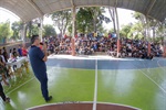 Kawai também acompanhou a posse do Grêmio Estudantil da Escola Estadual Hélio Penteado de Castro