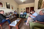 Gilmar Rotta (PP) e Acácio Godoy (PP) em reunião com produtores rurais