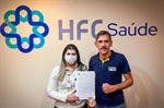 No HFC, ofício foi entregue à assessora de capacitação de recursos, Daniele Rodrigues