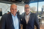 Presidente da Câmara e do PMP, Gilmar Rotta (PP) e o secretário de Desenvolvimento Regional, Rubens Cury