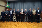 Solenidade de homenagens a Roberto Cabrini e Zé Boquinha