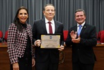 Solenidade de homenagens a Roberto Cabrini e Zé Boquinha