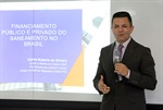 Palestra abordou os desafios do novo marco legal do saneamento e as formas de financiamento para o setor