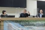 Audiência pública realizada na tarde desta sexta-feira (27) foi convocada e presidida pelo vereador Laércio Trevisan Jr. (PL)
