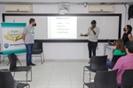 Integrantes da OCA da Esalq/USP, Bruno Fernandes e Akil Silvério de Lima