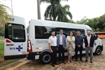 Veículo vai auxiliar no transporte de pacientes para tratamentos e exames. Crédito da foto: Justino Lucente