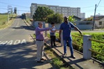 Vereador Acácio Godoy visitou os bairros junto com o titular da Semob