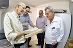 Em 2019, Adilson é recebido no Setor de Documentação da Câmara - foto: Sidney Jr.