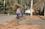 Previsão de conclusão total da obra é de 15 dias.