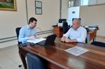 Vereador Gilmar Rotta (PP) levou reivindicação ao secretário de Educação, Bruno Roza