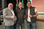 Vereadores Anilton Rissato, Josef Borges e Fabrício Polezi