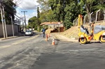 Serviço foi feito na rua Ayrton Senna da Silva até o cruzamento com a avenida Dois Córregos, no bairro Glebas Natalinas