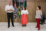 Paulo Campos, Diva da Guia Freitas (ao centro) e Sílvia Morales