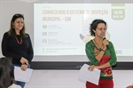 Renata Liva e a vereadora Silvia Morales 