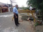Luiz Arruda durante visita a obras 