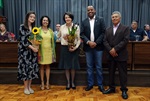 Reunião solene de entrega de Medalha de Mérito Legislativo "post mortem" ao ex-prefeito e deputado por Piracicaba, Antônio Carlos de Mendes Thame