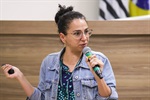 Daiane Cristina Soldan, do Setor de Gestão de Documentação e Arquivo