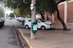 Lixeiras foram instaladas no entorno do estádio