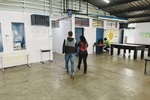 O parlamentar conheceu as instalações da escola nesta terça-feira (27)