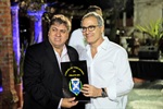 O vereador Zé Luiz com o presidente da 40ª edição, Carlos Colonnese