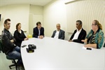 Vinícios, Marisa, Breno, Carlinhos, João Manoel e Kátia durante o encontro