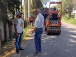 Gilmar Rotta acompanhou os trabalhos das equipes da secretaria municipal de Obras