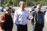 O presidente do Semae, Vlamir Augusto Schiavuzzo, recepcionou visitantes