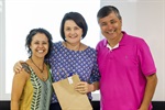 Vereadora Sílvia Morales (PV), secretária Nancy Thame e vereador Pedro Kawai (PSDB)