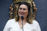 Ana Pavão é a autora do decreto legislativo 31/2022, que concedeu a Título de Cidadão Piracicabano a Rafael Guena Jardim de Camargo 