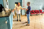Fabrício Polezi conheceu as instalações do Complexo Aquático "Dr. Samuel de Castro Neves" e se disse admirado com os projetos oferecidos à comunidade