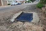 Imagem mostra como ficou a boca de lobo localizada na travessa Dom Luiz de Bragança, na Vila Rezende