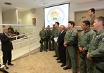 Capitão Gomes também cumprimentou os policiais militares