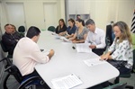 Vereador André Bandeira se reuniu com representantes dos oficiais de Justiça
