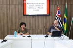 Rai de Almeida e o assessor parlamentar Alexandre Bragion 