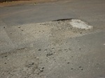 ANTES Buraco na Av. Dona Jane Conceição, 245